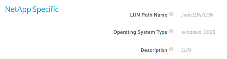 NetApp Specific NetApp Specific