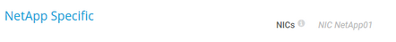 NetApp Specific NetApp Specific